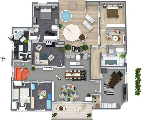 Haus im Haus: Moderne, großzügige Erdgeschosswohnung in Top-Lage am Sielpark – sofort bezugsbereit!