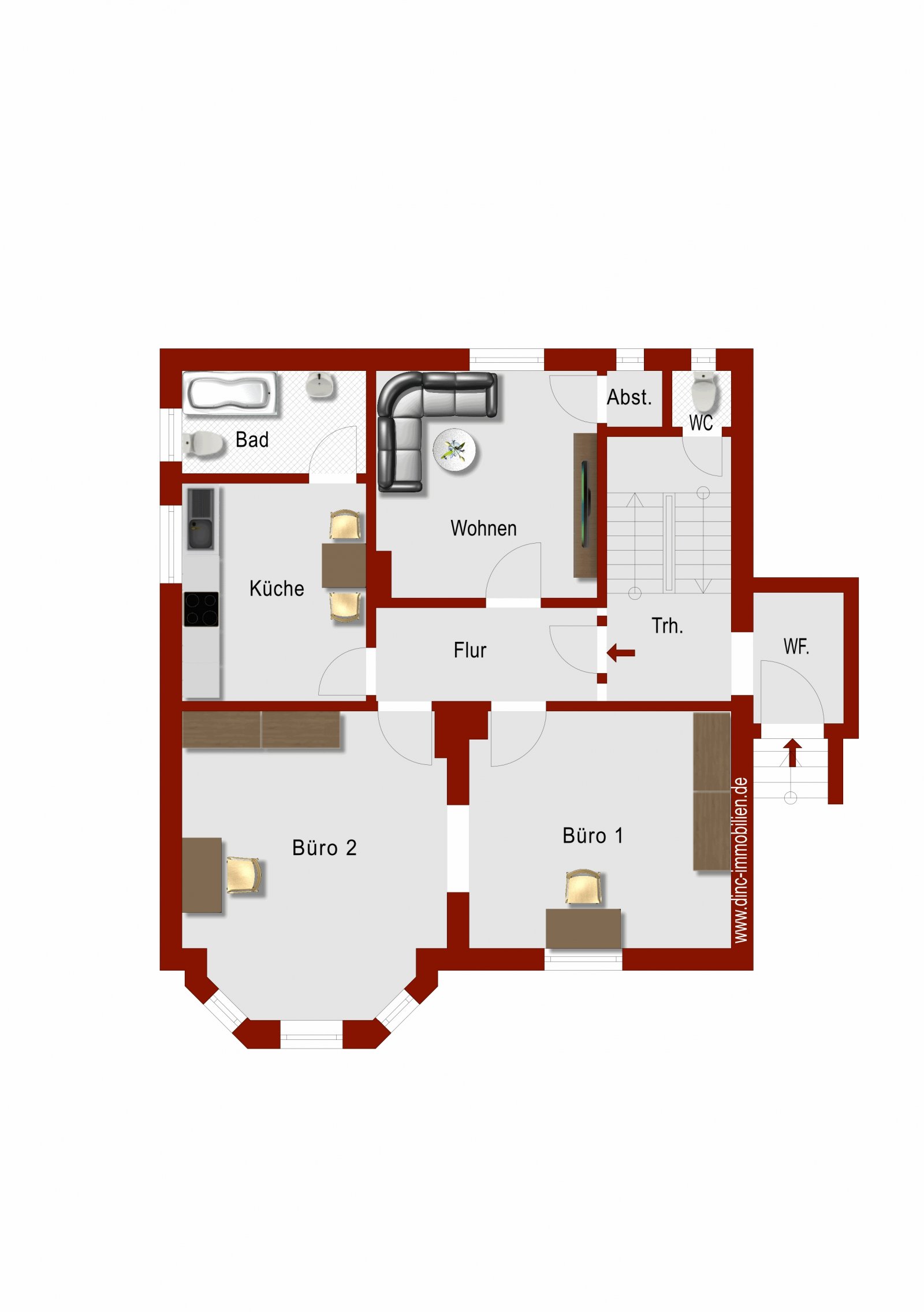 Attraktives Mehrfamilienwohnhaus mit zentralem Standort und weitläufigem Garten