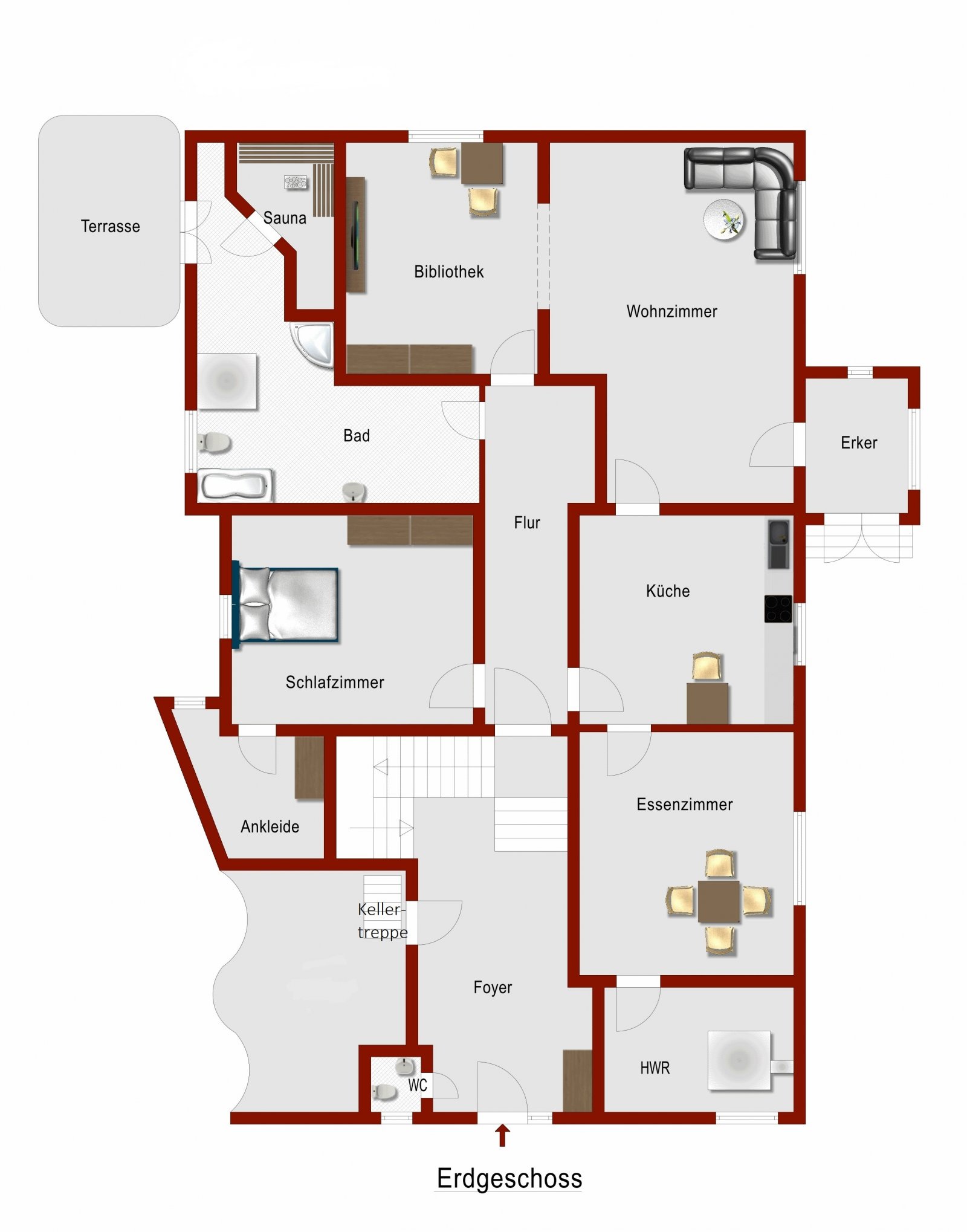 Investoren aufgepasst!  Mehrfamilienhaus mit 4 WE + Büro + Lager - Ideal für Handwerksbetriebe