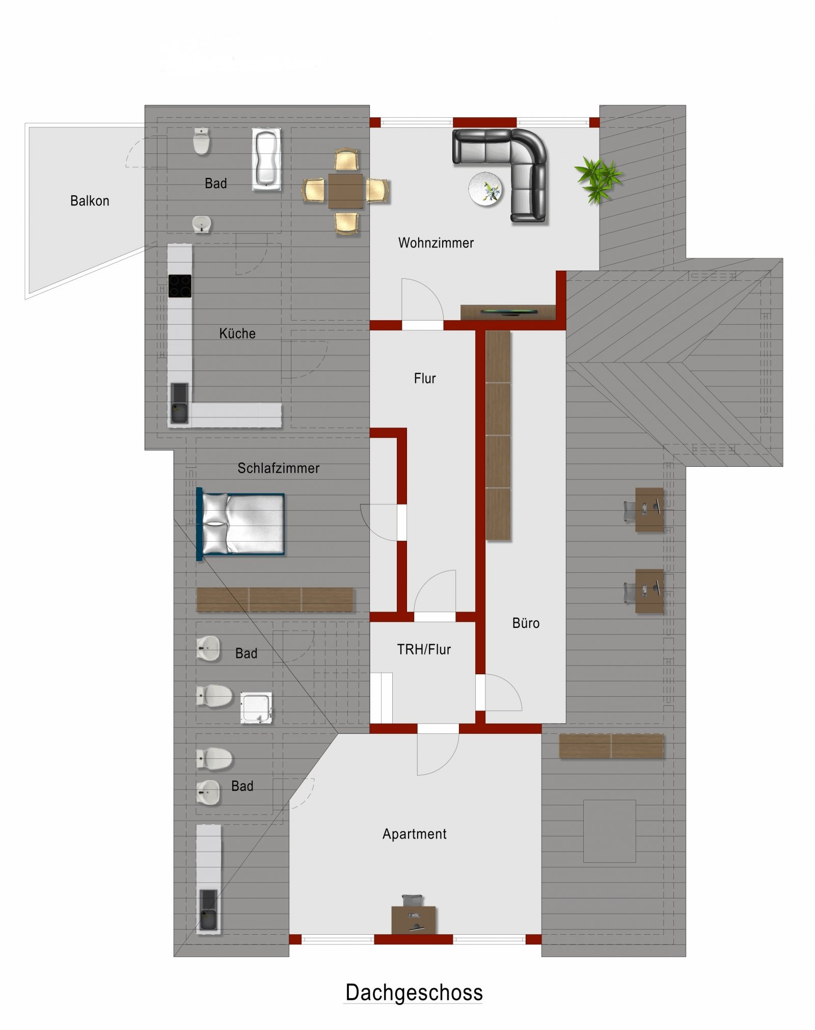 Investoren aufgepasst!  Mehrfamilienhaus mit 4 WE + Büro + Lager - Ideal für Handwerksbetriebe