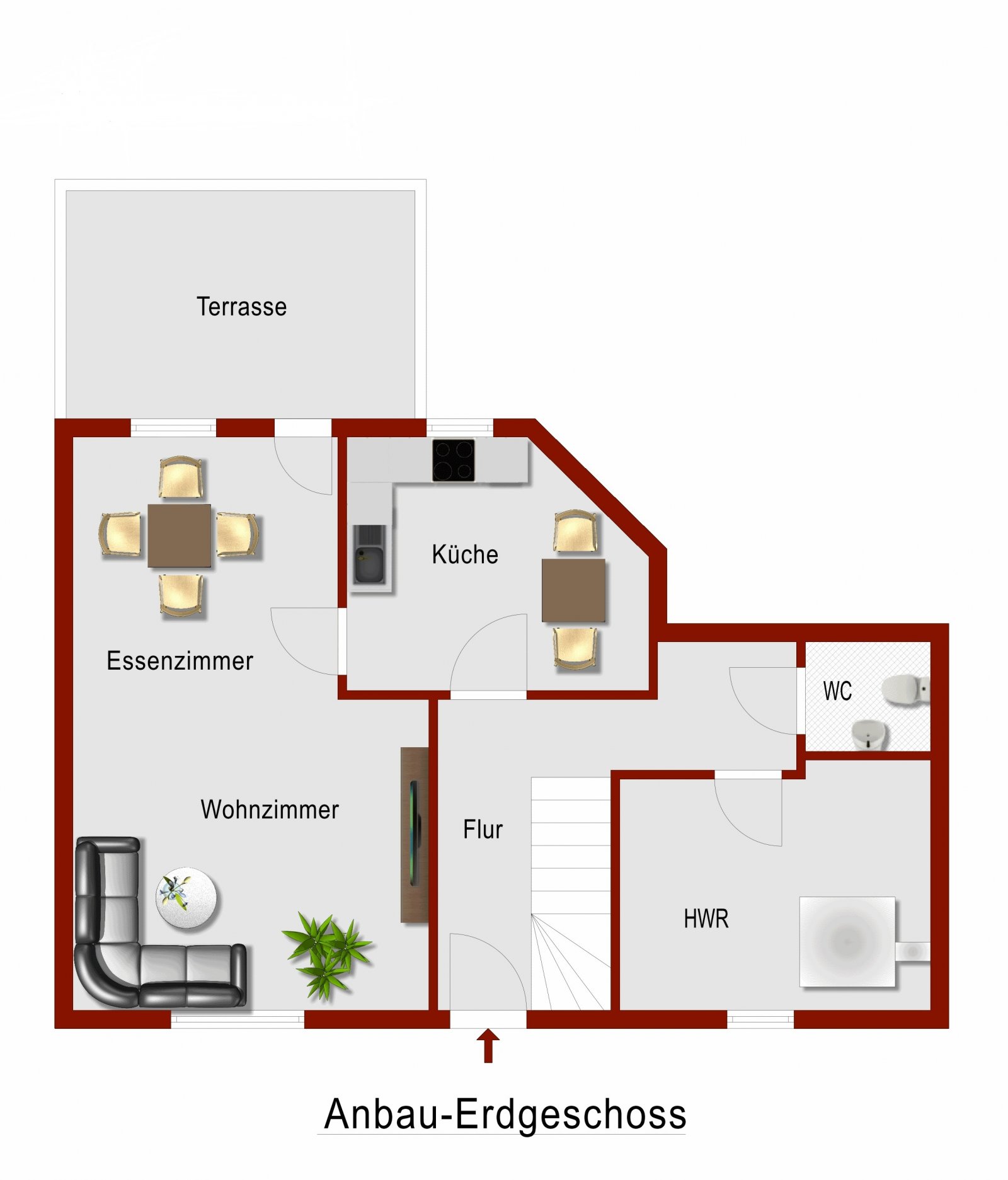 Investoren aufgepasst!  Mehrfamilienhaus mit 4 WE + Büro + Lager - Ideal für Handwerksbetriebe
