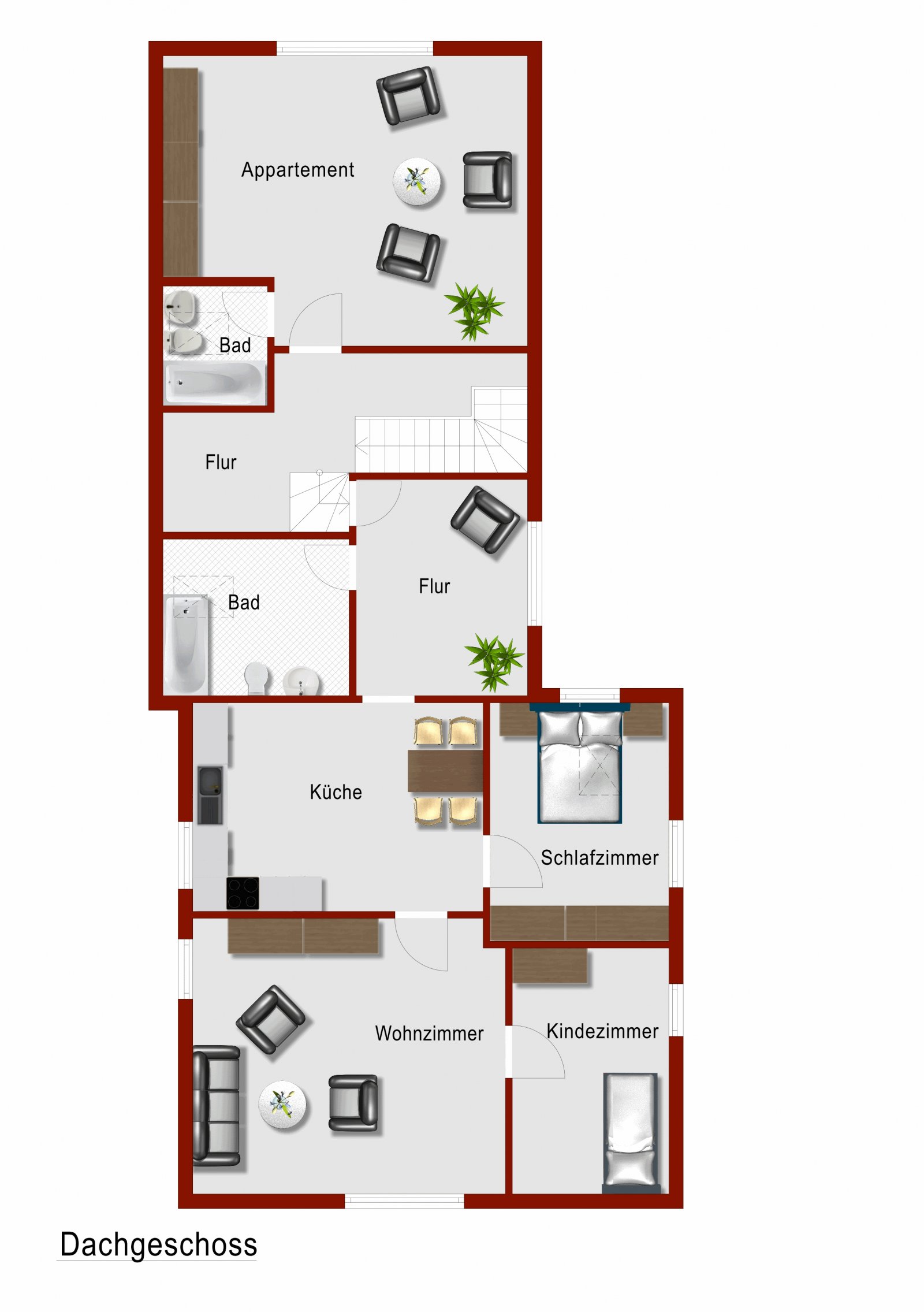 Schickes Backsteinhaus im Herzen von Stolzenau mit  ++ 2 Wohnungen und 1 Appartement ++