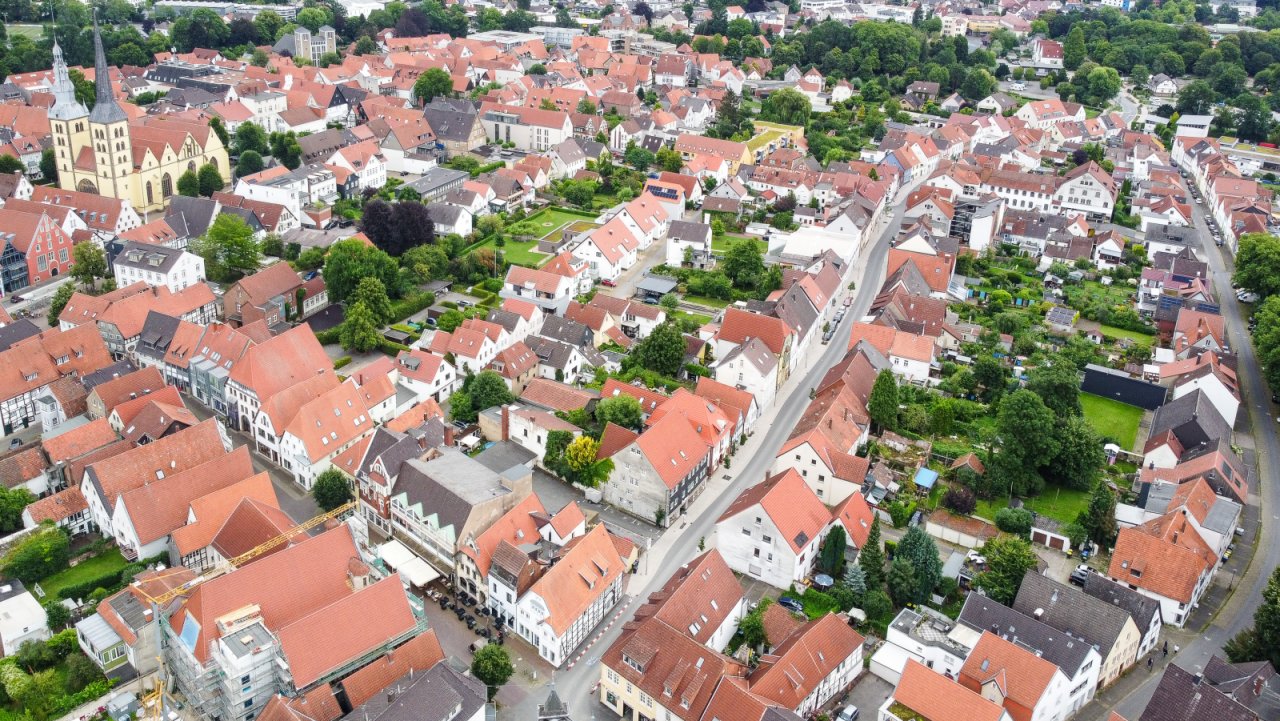 Drohnenbild Lemgo Stadtkern Drohnenbild Lemgo Stadtkern