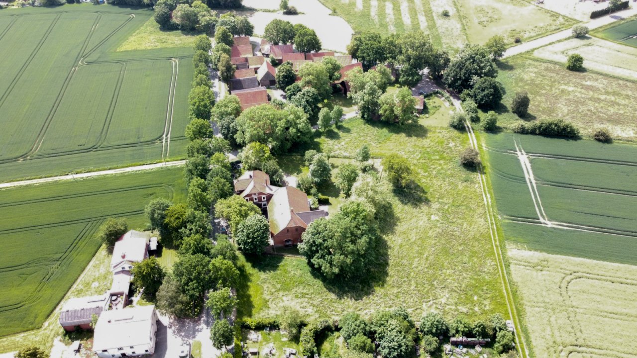 Drohnenansicht Grundstück Drohnenansicht Grundstück