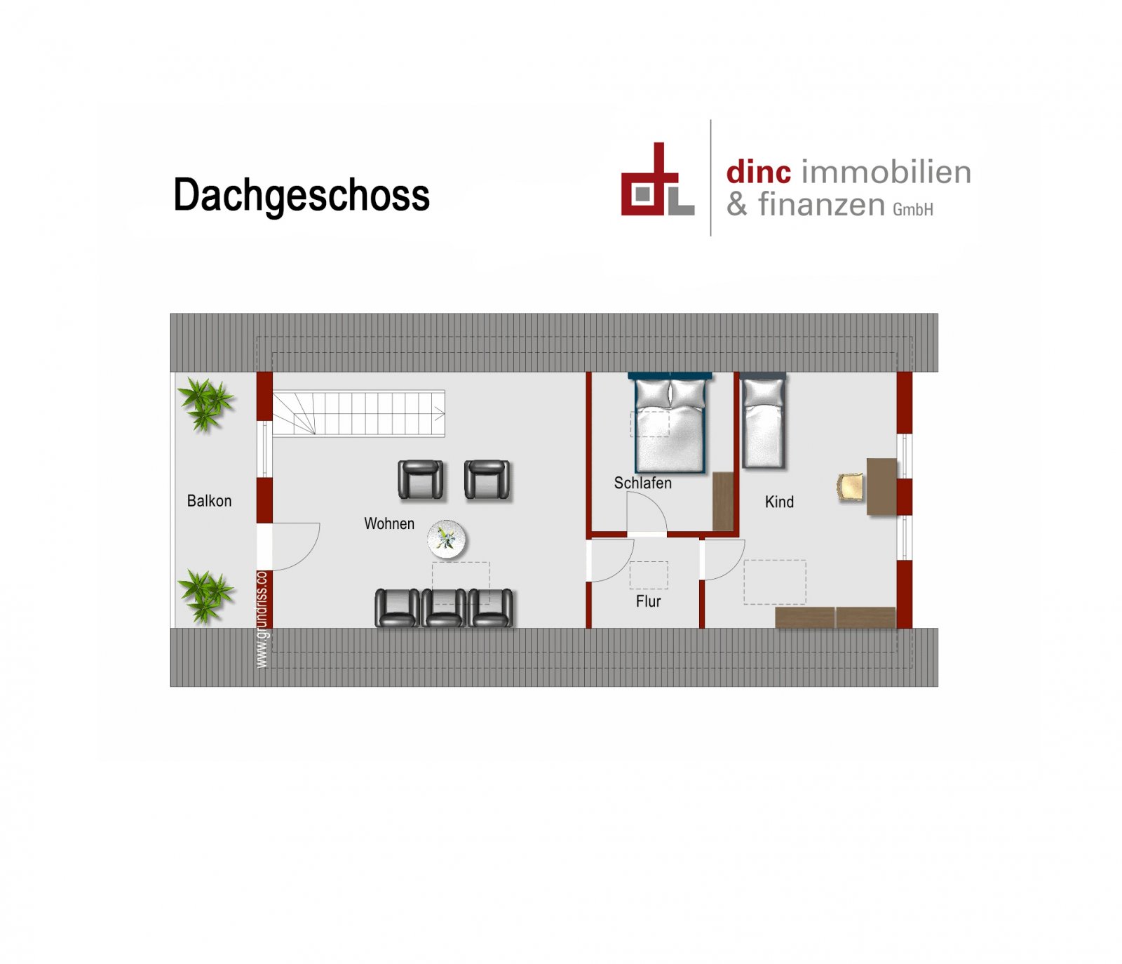 Grundriss - Dachgeschoss