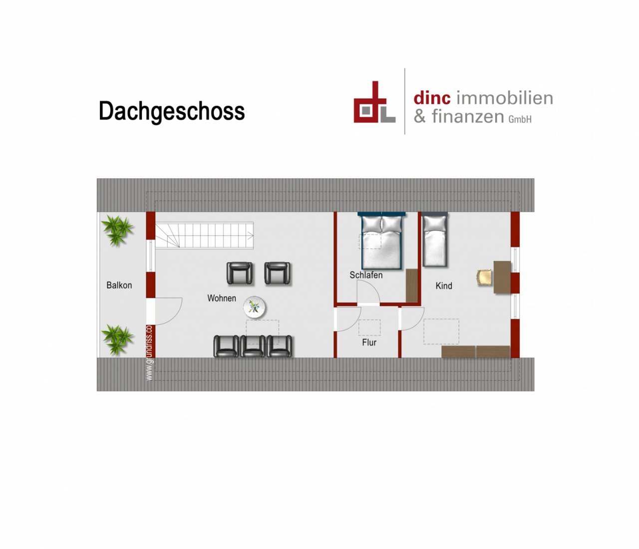 EFH Grundriss Dachgeschoss