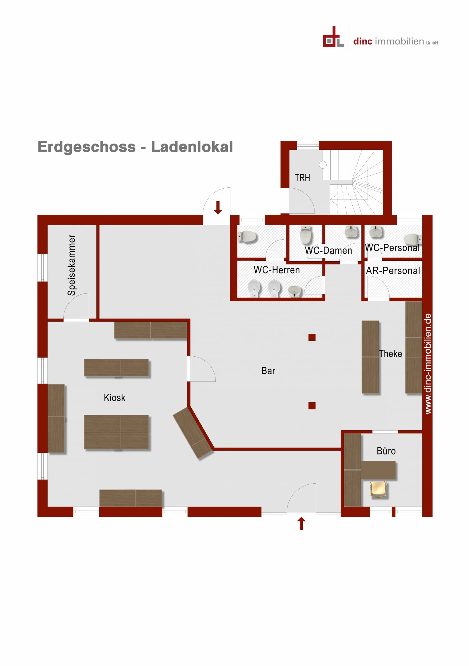 Erdgeschoss - Ladenlokal Erdgeschoss - Ladenlokal