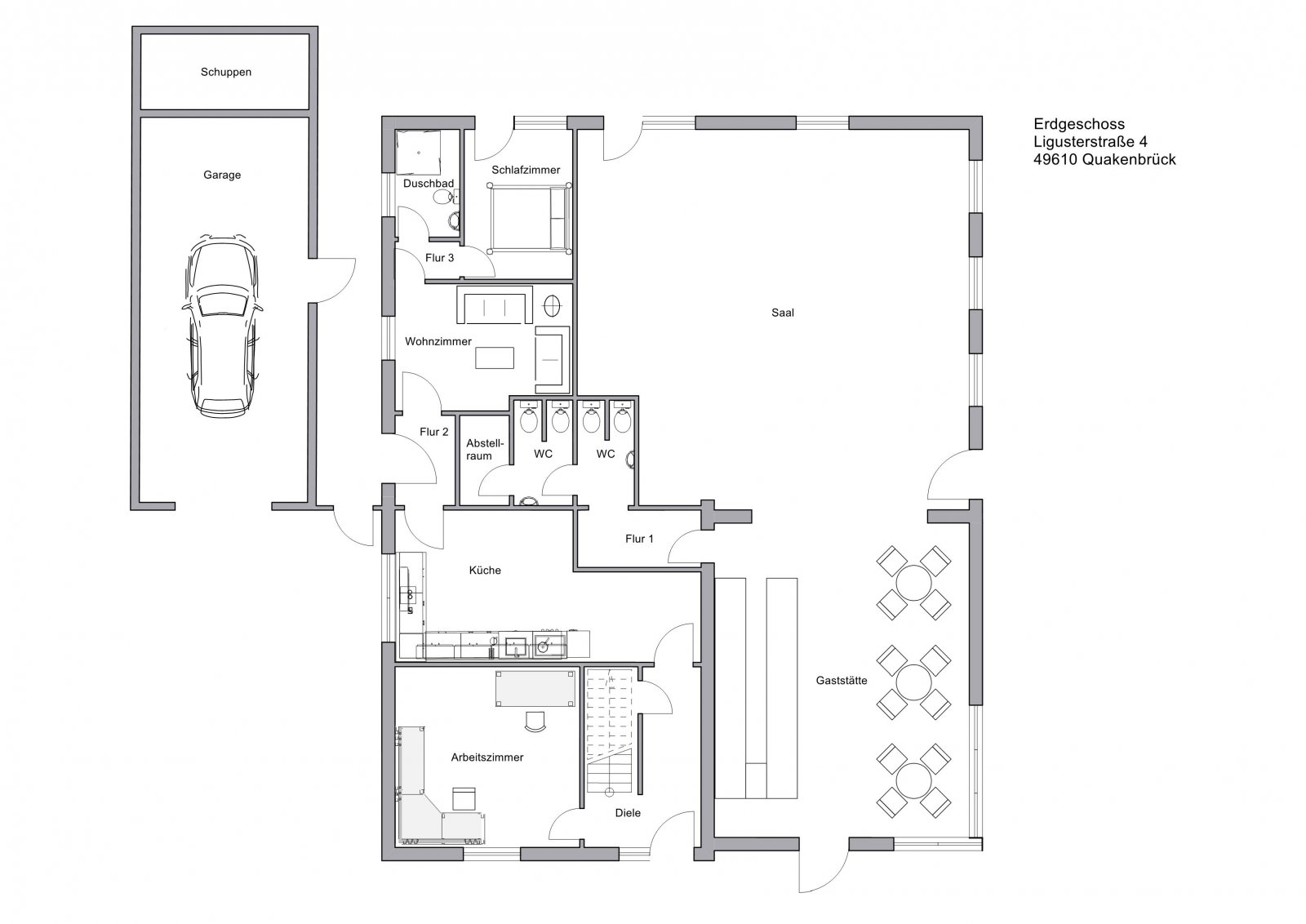 Erdgeschoss - aktueller Stand