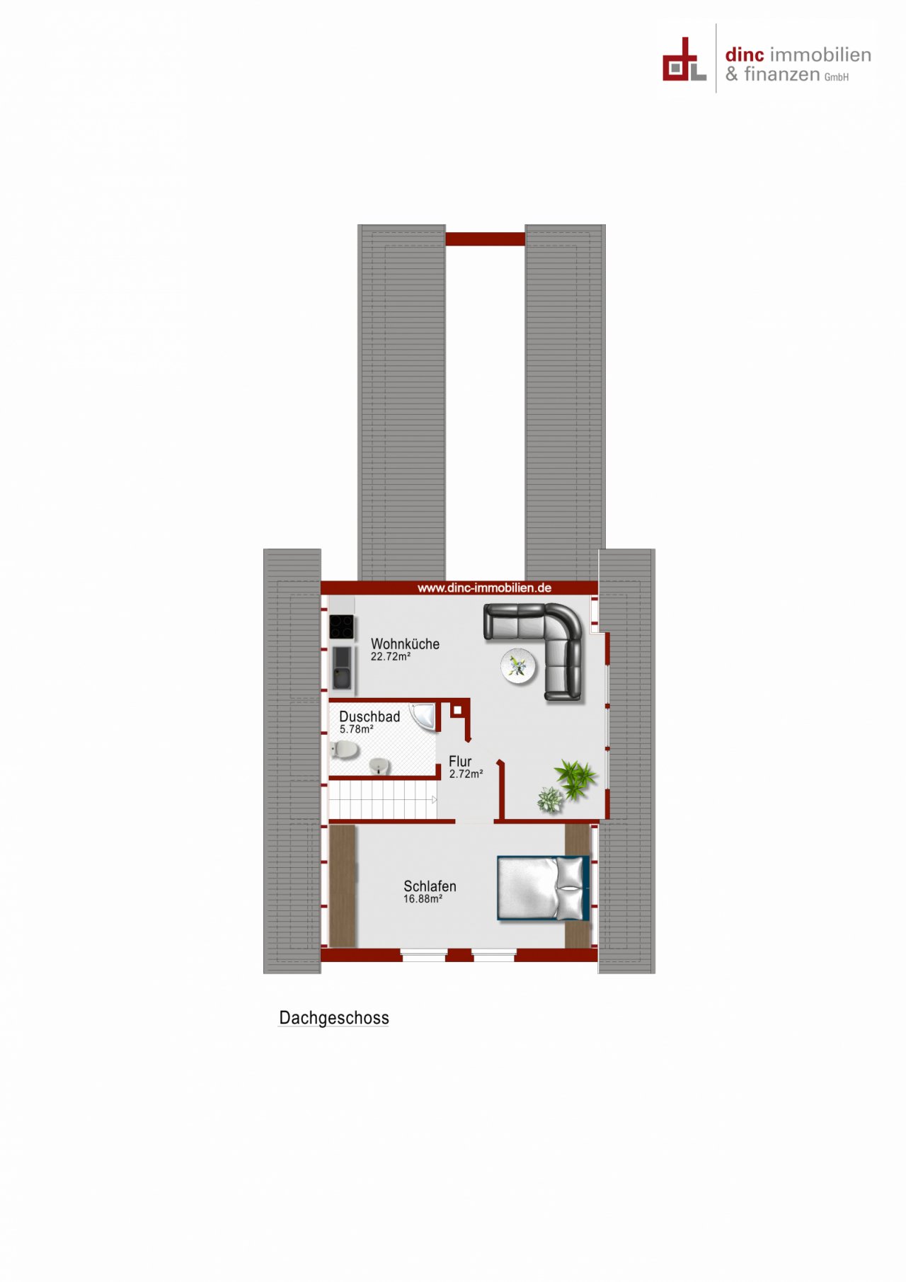 Grundriss Dachgeschoss