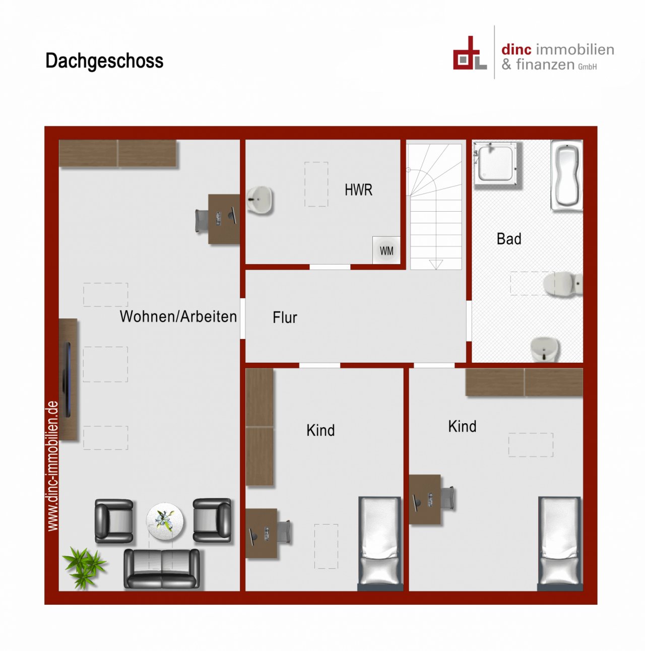 Grundriss Dachgeschoss