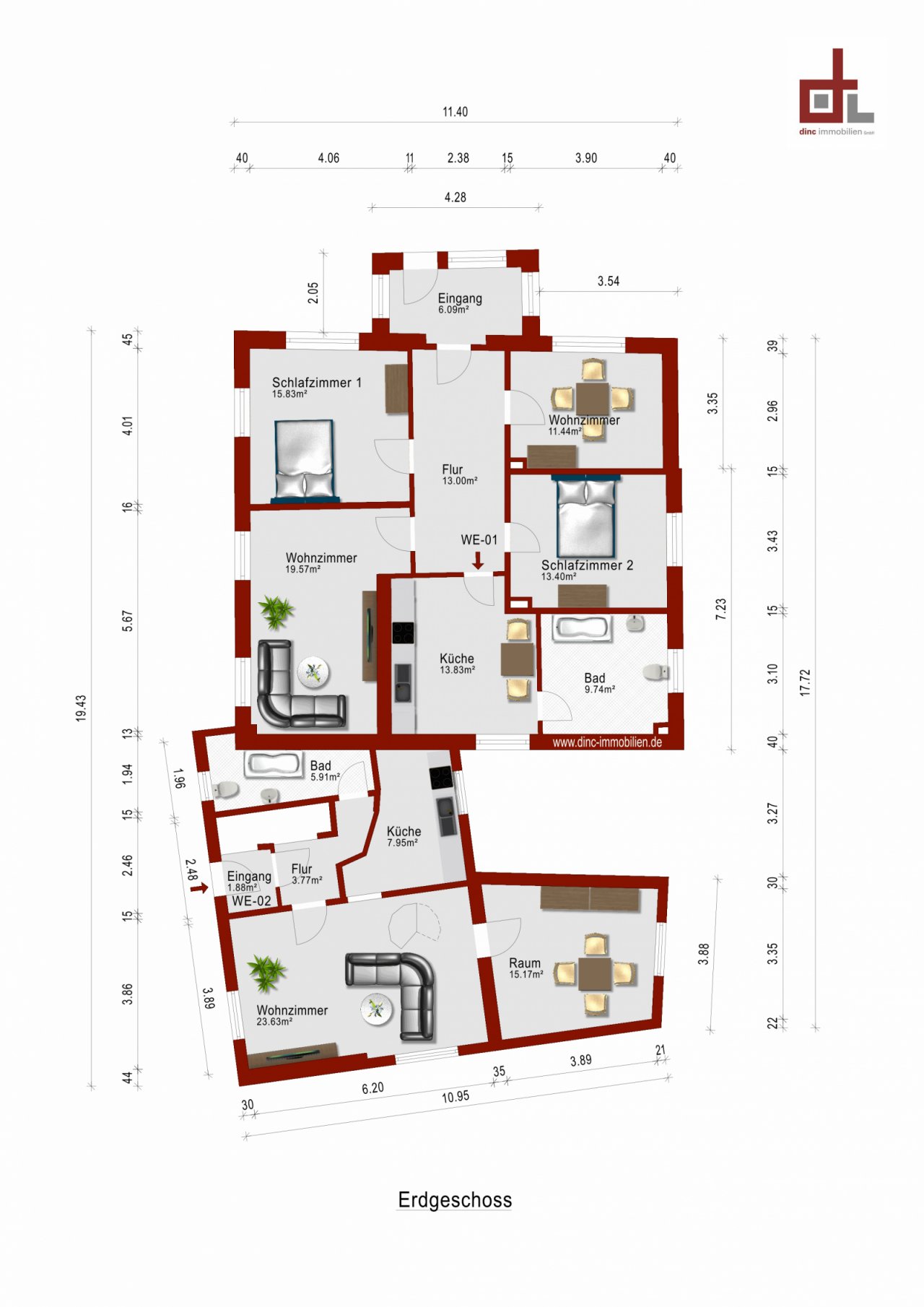Grundriss Erdgeschoss