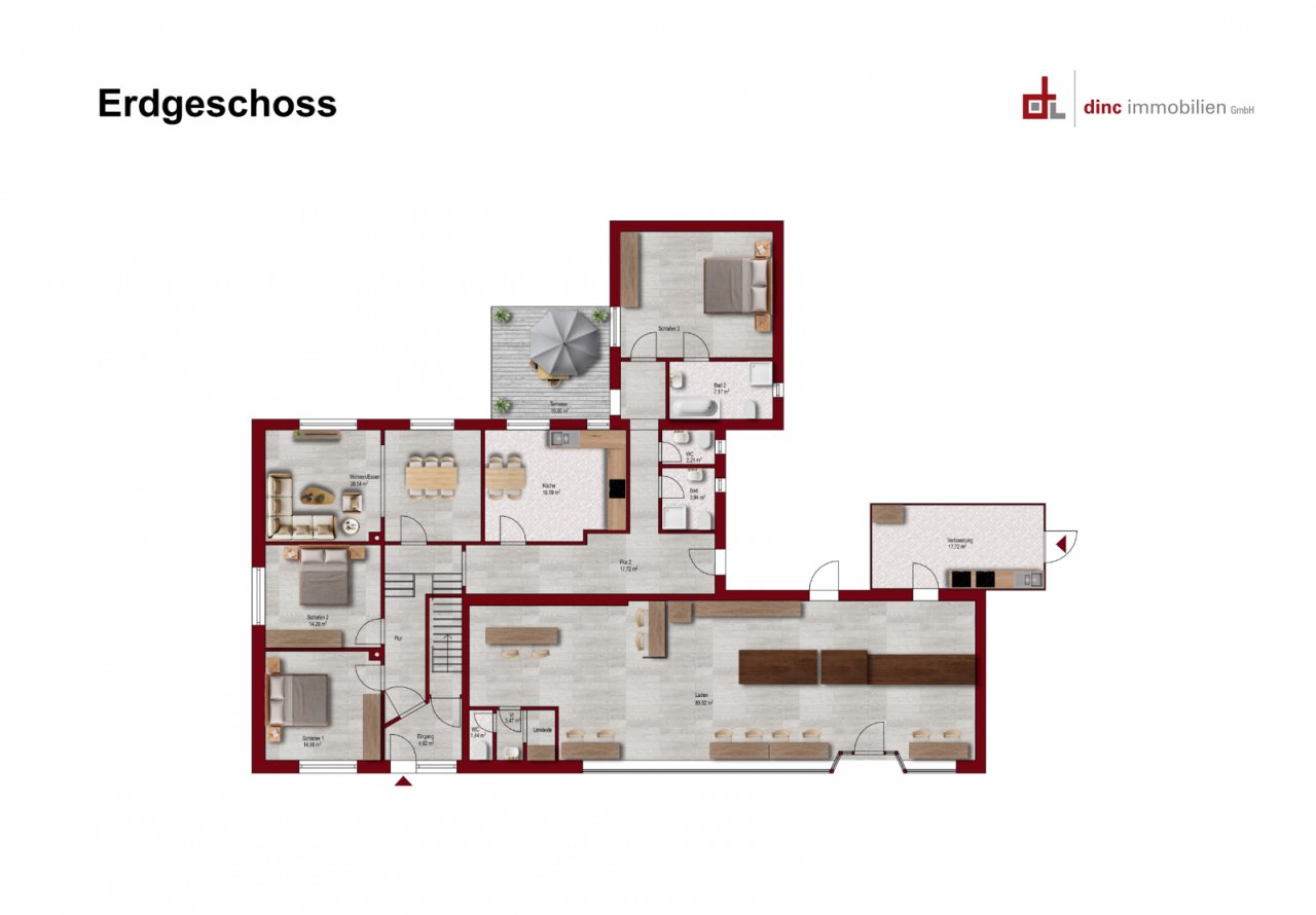 Grundriss Erdgeschoss