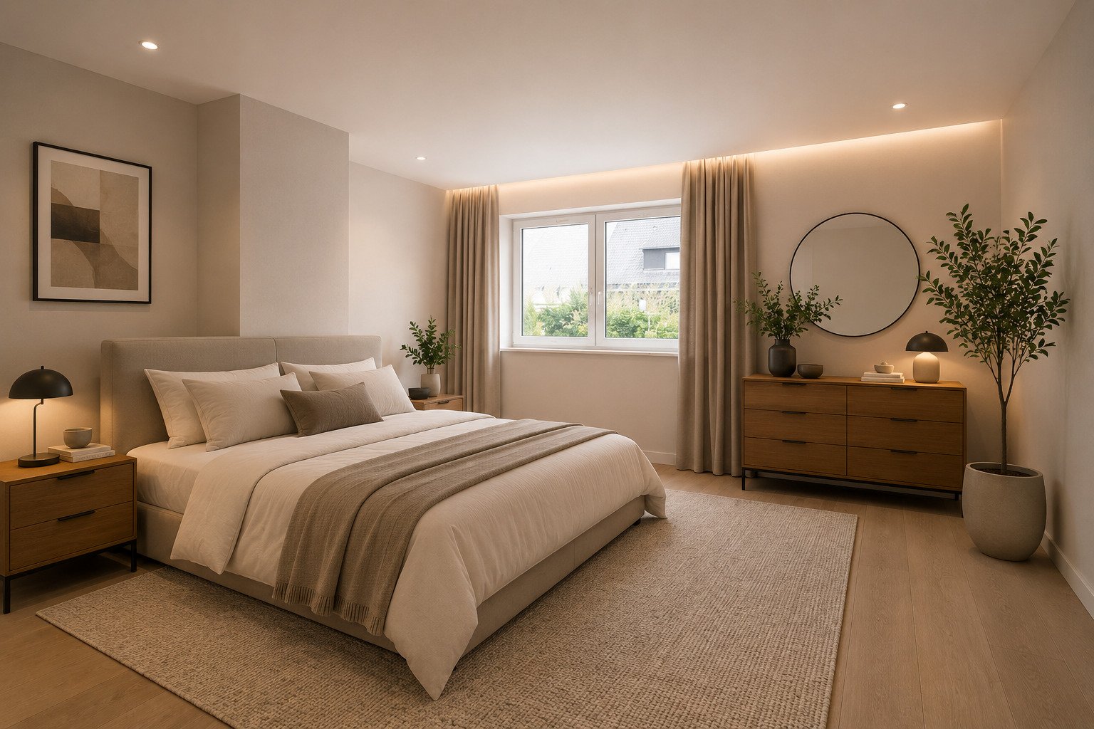 Schlafzimmer - Einrichtungsbeispiel