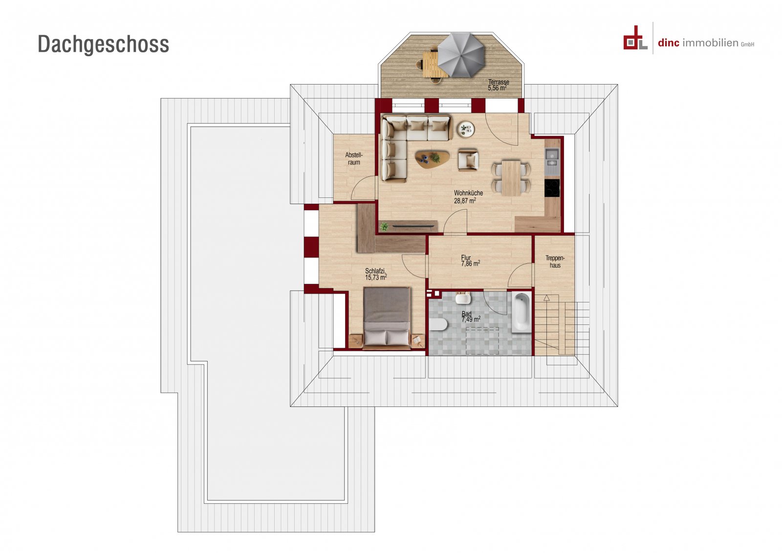 Grundriss Dachgeschoss