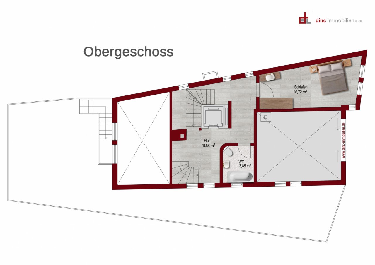 Grundriss Obergeschoss