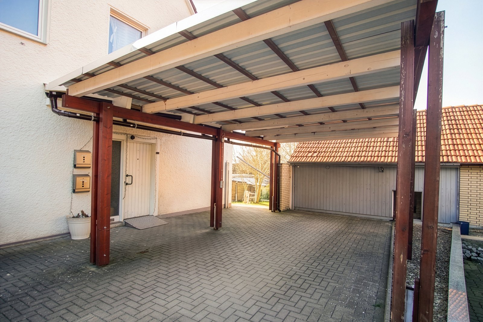 Carport, Hauseingang Carport, Hauseingang